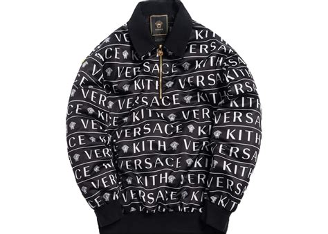 kith x versace|versace quarter zip pullover.